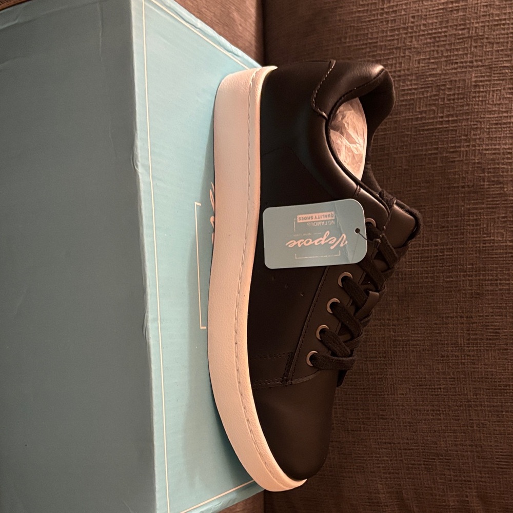 Vepose Black Fashion Sneakers